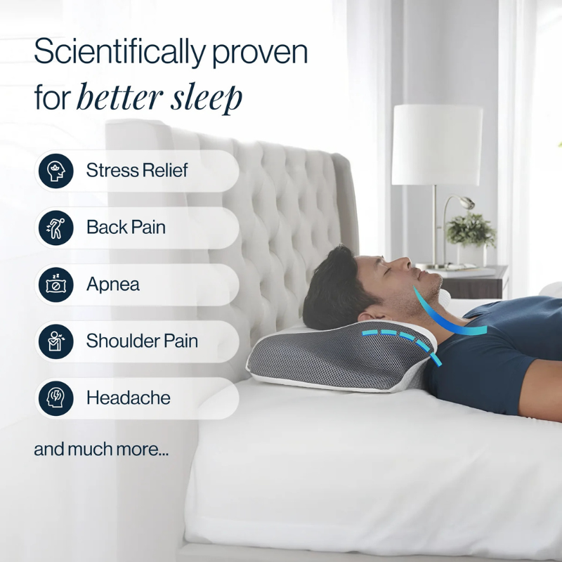 NesturaLux® – Neck Comfort & Ergonomic Pillow
