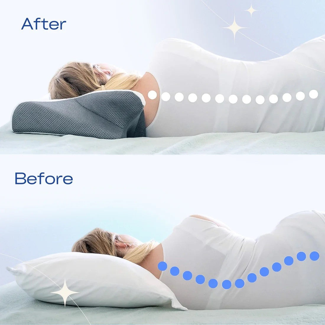 NesturaLux® – Neck Comfort & Ergonomic Pillow
